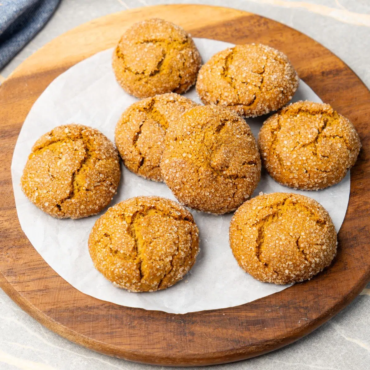 ginger molasses spice cookies
